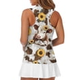 thumbnail image 5 of Whosucclay Cow Sunflower Golf Tops Women for Ladies, Half Zip Ladies Golf Shirts Sleeveless Anti Wrinkle Womens Golf Shirt, 5 of 7