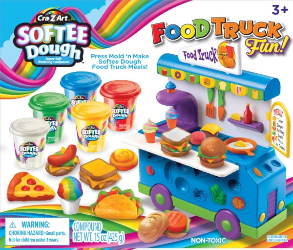 CraZArt Softee Dough Food Truck Modeling Compound Set