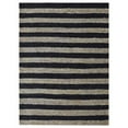 thumbnail image 2 of Hand Knotted Sumak Jute Eco-Friendly Area Rugs - 5'X8', Rectangle Shape, Beige Black Color, Contemporary Pattern, High Pile, Natural Fiber, Outdoor Indoor Handmade Area Rugs For Living Room (J00083), 2 of 5