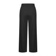 thumbnail image 6 of biudgviw Wide Leg Pants for Woman Side Split Yoga Sweatpants Loose Casual Lounge Workout Joggers Pants with Pockets, 6 of 6