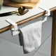 thumbnail image 4 of Estante Organizador de Toallas de Plástico para Montar en Pared, Instalación sin Taladro, Estante de Almacenamiento Blanco Moderno con Diseño Curvo, 24x7cm, Sostiene Múltiples Toallas, 4 of 6
