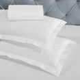 thumbnail image 5 of Superior Chain Links Embroidered Cotton Duvet Cover Set, Full/Queen, White/White, 5 of 11