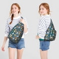 thumbnail image 3 of Intergalactic Traveler Chest Bag - Spaceship & Constellation Design, 3 of 4