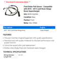 thumbnail image 2 of Front Brake Pad Sensor - Compatible with 2010 - 2012 Land Rover Range Rover Supercharged 2011, 2 of 2
