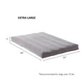 thumbnail image 5 of Happy Hounds Cooper Deluxe Reversible Crate Pad, Gray, Extra Large (48" x 30"), 5 of 8