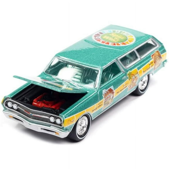 Johnny Lightning Jlpc009 Pop Culture 1965 Chevy 2-Door Wagon Life
