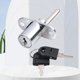 thumbnail image 1 of Cerradura para gabinete de 16/19 mm Cerraduras para archivadores estables Herrajes para muebles (Plata 19 mm), 1 of 5