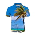 thumbnail image 4 of Camisa de playa hawaiana para hombre Camisa bohemia de verano Pompotops oipoqjl45118, 4 of 6