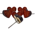 thumbnail image 3 of IBA Indianbeautifulart Boutons de Meubles Gravés Rouges, Lot de 10, 3 of 3