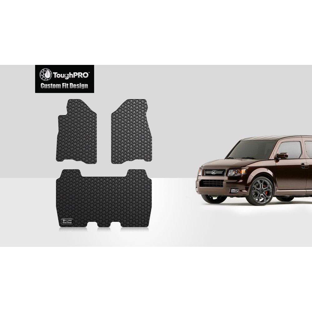 ToughPRO HONDA Element Cargo Mat All Weather Heavy Duty Black