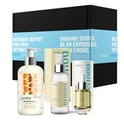 Coochy Plus 3-Step Shave Gift Set: NOURIA Pre-Shave Oil + After Shave Protection Mist + Coochy Plus Shave Cream Citrus Elixir