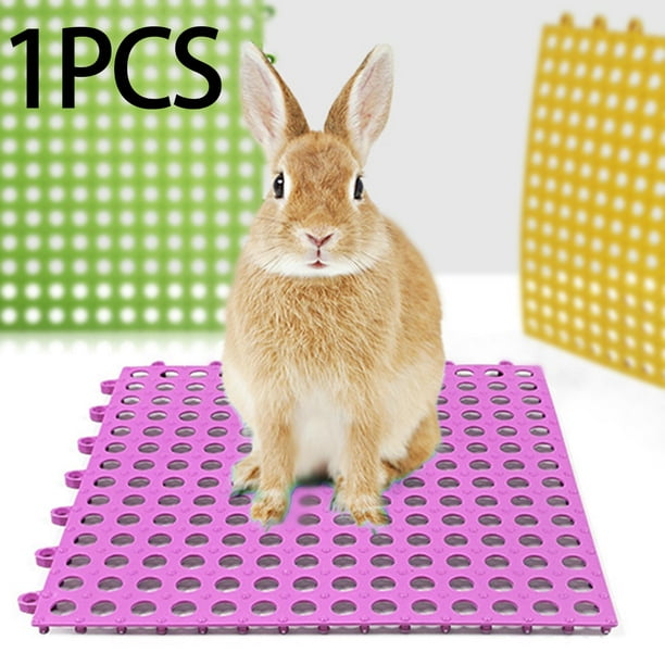Runquan Rabbit Feet Pad Bunny Resting Mat with Hole 30x30cm Pet Supplies Durable Hamster violet Walmart