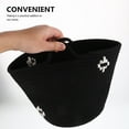 thumbnail image 3 of unbranded Cesta De Con Asas Para Almacenamiento Y Organización En Y Dormitorio Color Negro, 3 of 8