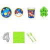 Rocket To Space Party Supplies Party Pack For 32 With Silver #4 Balloon