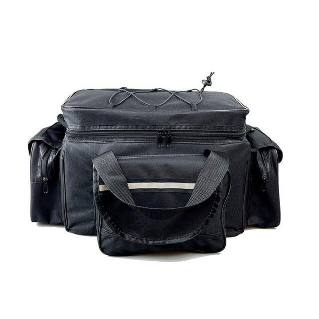 Fishing Tackle Bag Portable Storage Bags with Adjustable Strap Bait Fish Tool Pouch Handbag for Hiking Backpacking