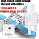 thumbnail image 2 of Extensor de rango WiFi, amplificador de repetidor de señal inalámbrica de 1200Mbps, expansor de doble banda 2.4G y 5G, 4 antenas Cobertura completa de 360 ° Xemadio CZDZ-XM38, 2 of 7