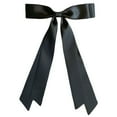 thumbnail image 1 of Silk Satin Hair Clip With Long Tail Hair Clip Double-layer Thick Ribbon Large Bow Hair Clip Hair Tail Cover Sliding Metal Clip Fashionable Hair Accessory, 1 of 1