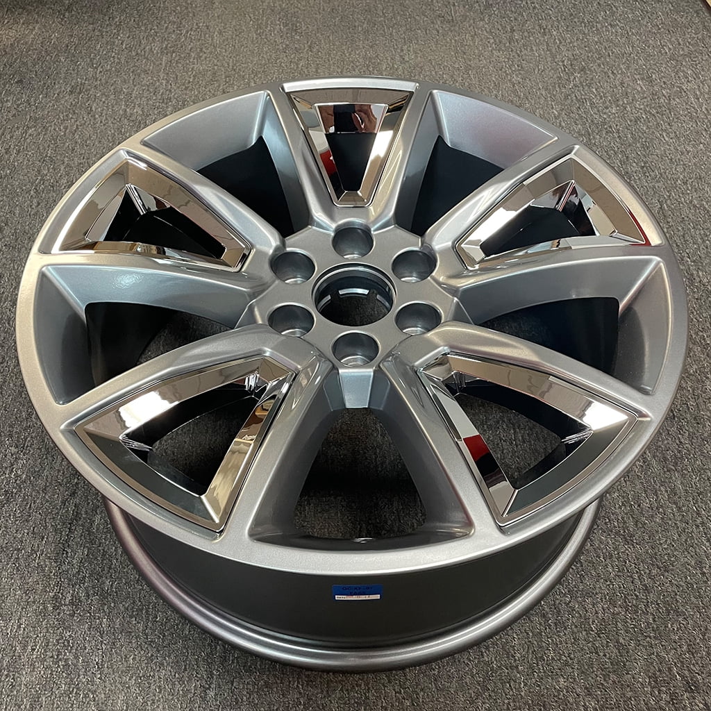 Set Of 4 Brand New 22 22x9 Grey Alloy Wheels For 15 Gmc Chevrolet Sierra Silverado 1500 Suburban Tahoe Oem Quality Replacement Rim 5696 Walmart Com Walmart Com