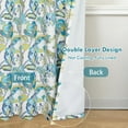 thumbnail image 2 of DriftAway Floral Blackout Seafoam Curtains 84 Inch Length for Living Room Bedroom 2 Panels Lined Grommet Window Drapes Thermal Rustic Farmhouse Classic America Style Curtains, 2 of 8