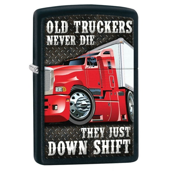Zippo Lighter - Old Truckers Never Die