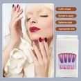 thumbnail image 4 of maskred 1 Set French Tip Press on Nails Gradient Extension Fingernails Tips Removable Fashion Wraps Full Cover DIY Manicure Kit Type 7 2g glue,24Pcs jelly 1Set, 4 of 6