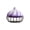 Purple black, variant on Ywmsfl Ceramic Iron Garlic Storage Basket Container Potato Sundries for Home Kitchen Countertop Fruit Organization Holder