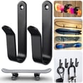 thumbnail image 3 of / Acero Sólido Horizontal Estante Snowboard Almacenamiento 24 Pc Pared La Tabla Esquís Del Y El Garaje, 3 of 9