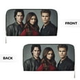 thumbnail image 3 of The Vampire Diaries Characters Hand Wallet Card Bag Long Leather Wallet Handbag Clutch Purse Storage Bag Zip Organizer With Card Slots, 3 of 8