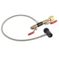 thumbnail image 1 of Nder Refill Adapter Bottle Connector Co2, Co2 Adapter,. Co2 Cylinder Refill Cga 320 Co2 Cylinder Refill Adapter With Hose For Filling Soda  36  With Gauge, 1 of 8