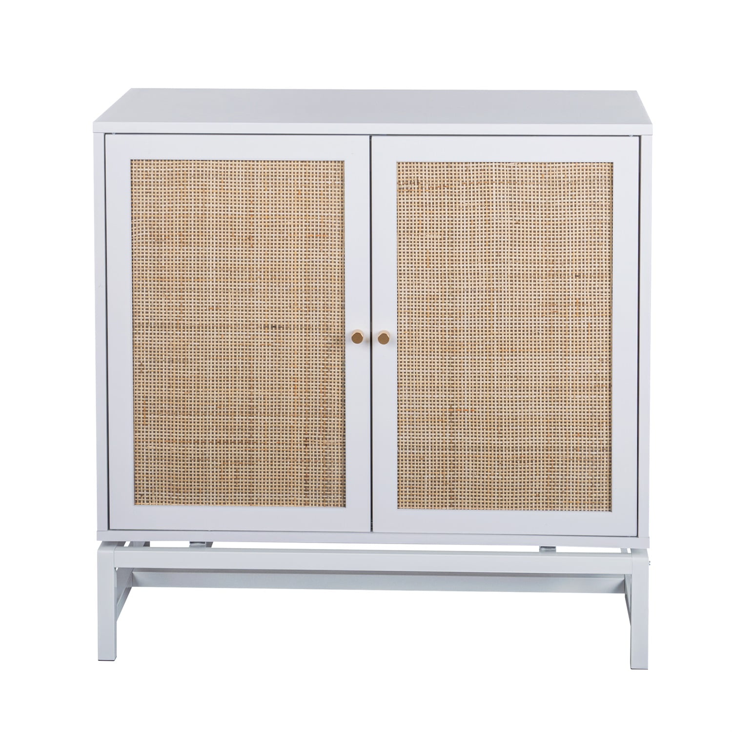 Kadyn Floor Storage Cabinet, Particle Board Storage Cabinet with 2 doors and 1 Adjustable Inner Shelves, Mid-Century Sideboard Buffet Cabinet for Hallway, White Kadyn Floor Storage Cabinet, Particle Board Storage Cabinet with 2 doors and 1 Adjustable Inner Shelves, Mid-Century Sideboard Buffet Cabinet for Hallway, White