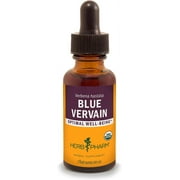Herb Pharm Certified Organic Vervain Liquid Extract, Blue, 1 Fl Oz
