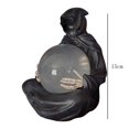 thumbnail image 7 of Halloween Suriel & Floating Bat Crystal Ball ,Suriel Bookshelf Figure Decor| Halloween Figurine, Fantasy Decor Grim Reaper Statue, Grim Reaper With Crystal Ball Creepy,Statue Bat,1SET, 7 of 7