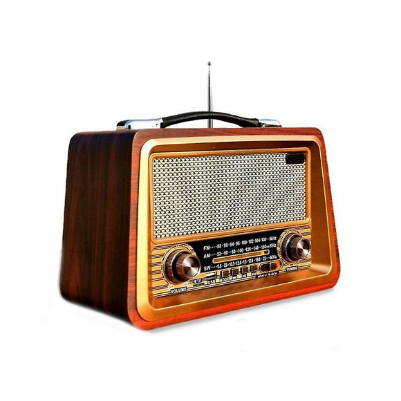 Retro Portable Radio Wireless Bluetooth Speaker Stereo Am fm Radio Receiver Player Usb Tf Aux Mp3 C A1