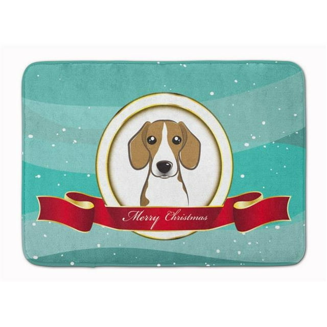 Carolines Treasures BB1549RUG Beagle Joyeux Noël Tapis en Mousse à Mémoire de Forme Lavable en Machine