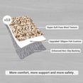 thumbnail image 4 of 2x6 Washable Runner Rugs for Hallways Modern Braided Pattern Printed (Not Weave) Rug Non-Slip Low Pile Modern Home Decor Rugs Carpet Runners for Bedroom Entryway Kitchen, Linen Brown, 4 of 7