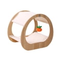thumbnail image 4 of Cat Scratch Post Cat Climbing Frame Cat Furniture with Ball, Resting Cat House, 4 of 9