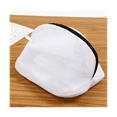 thumbnail image 4 of 2 Pcs Mesh Laundry Bag for Trainers/Shoes Boot with Zips for Washing Machines Travel Clothes Organizer Bags, Medium, 4 of 6