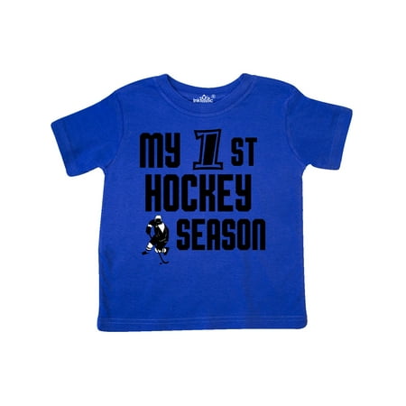 

Inktastic my 1st hockey season Gift Toddler Boy Girl T-Shirt