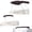 Black, variant on SavvyCraft™ 4 Bow Bimini Top Replacement Canvas 10ft L, 61"-66"W White Color with Zippered Pockets