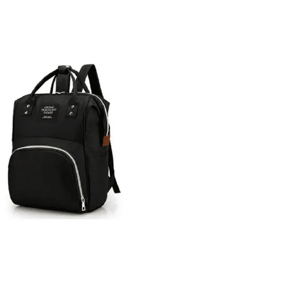 Mochila pañalera negra Malubero Malu455