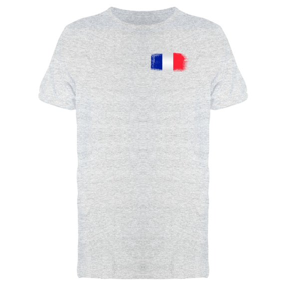 Brushstroke France Flag Tee Men's -Image by Shutterstock