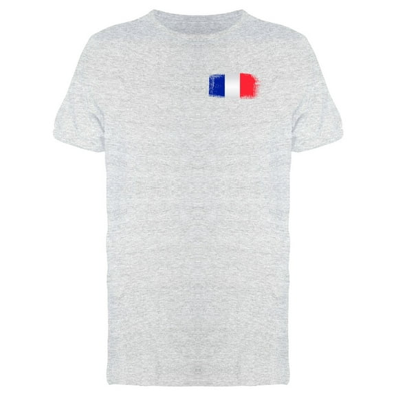Brushstroke France Flag Tee Men's -Image by Shutterstock