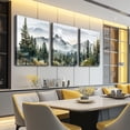 thumbnail image 5 of Green Mountain Forest Wall Art Set - 20"x30"x3 Piece Modern Landscape Painting Canvas Art Prints for Living Room Bedroom Office Home Decor Ready to Hang, 5 of 6