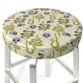 thumbnail image 3 of Lsque Skull Snake Round Bar chair cushion covers Velvet Fabric Premium Comfort Protects from Scratches and Stains for 14-17 Inch Chair- 12 inch, 3 of 7