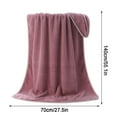 thumbnail image 3 of Coral Velvet Bath Towels Extra Large 27.5x55.1 Inches Bath Sheets for Adults Super Soft Quick Dry Highly Absorbent Microfiber Shower Towels, 3 of 3