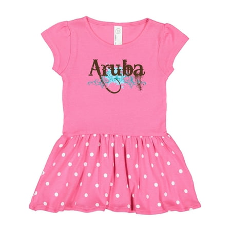 

Inktastic Aruba Gift Toddler Girl Dress