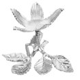 thumbnail image 4 of Uxcell Crystal Ball Stand, Sphere Display Stand Photography Props for 50 to 80mm Crystal Balls Rose Shape, Silver, 4 of 5