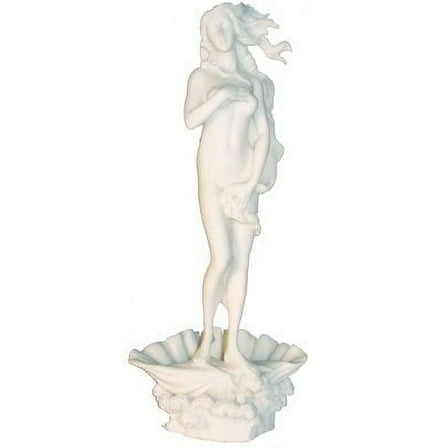 10 Inch Birth of Venus Greek Inspired Replica Marble Statue Figurine