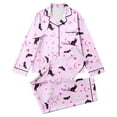 thumbnail image 6 of LIIPEE Girls Halloween Graphic Pajamas Long Sleeve Shirts And Pants Pajama Sets Kids Fall Sleepwear 4-14 Years, 6 of 7
