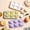 White, variant on Cute Bear Silicone Baking Mold, Purple 6-Cavity Nonstick Cake Pan For Muffins, Chocolate And Snacks